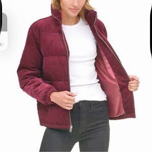 Levi's Deep Red Puffer Jacket